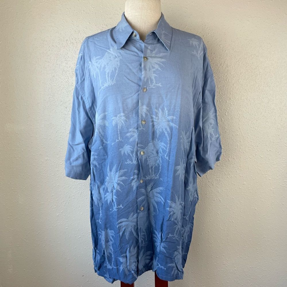 Pierre Cardin Tripical Hawaiian Button Down Shirt Size XL EUC